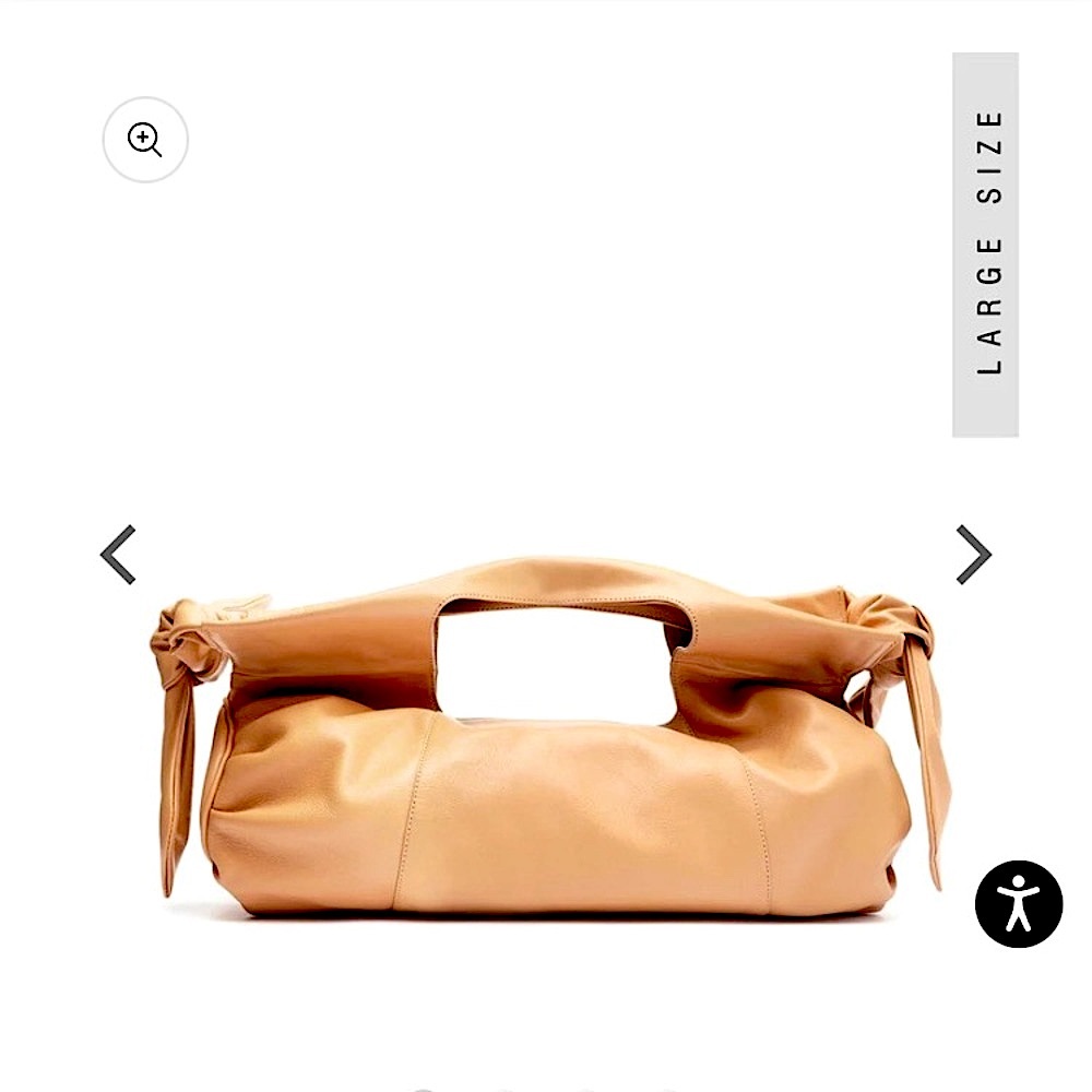 Schutz NWT handbag all leather cream color